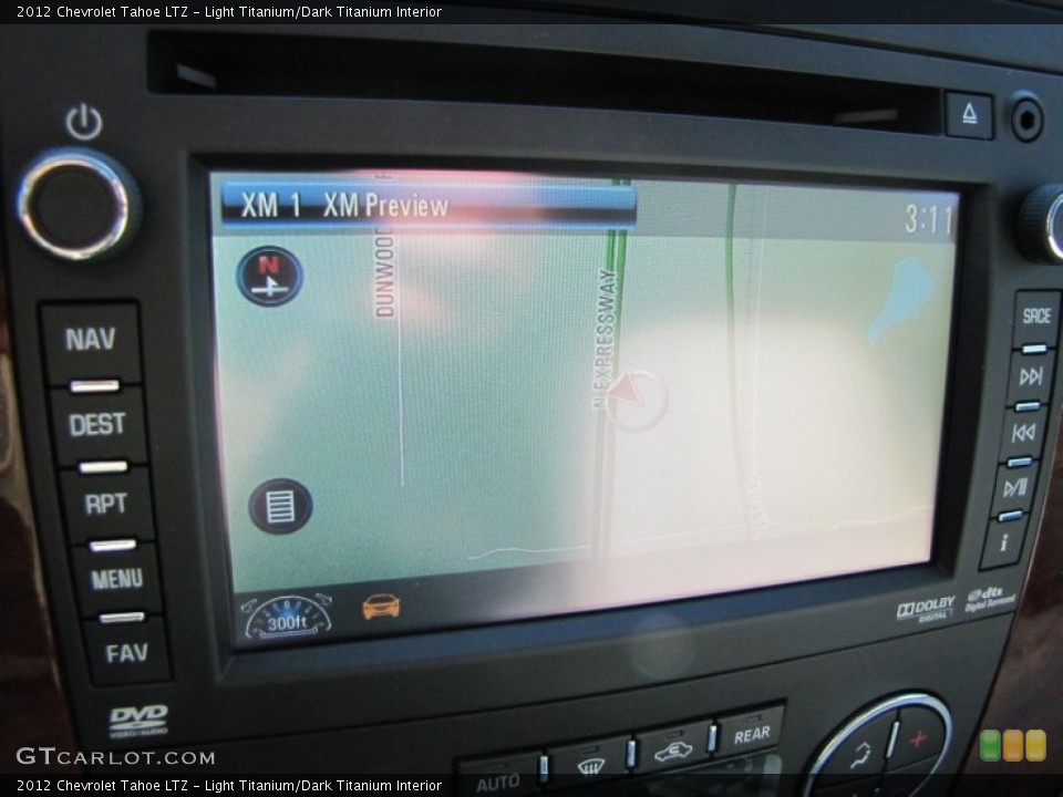 Light Titanium/Dark Titanium Interior Navigation for the 2012 Chevrolet Tahoe LTZ #55797410
