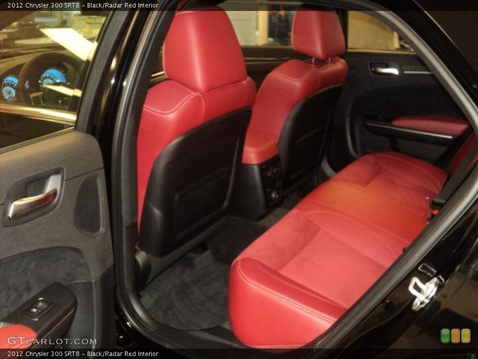 Black/Radar Red Interior Photo for the 2012 Chrysler 300 SRT8 #55797836