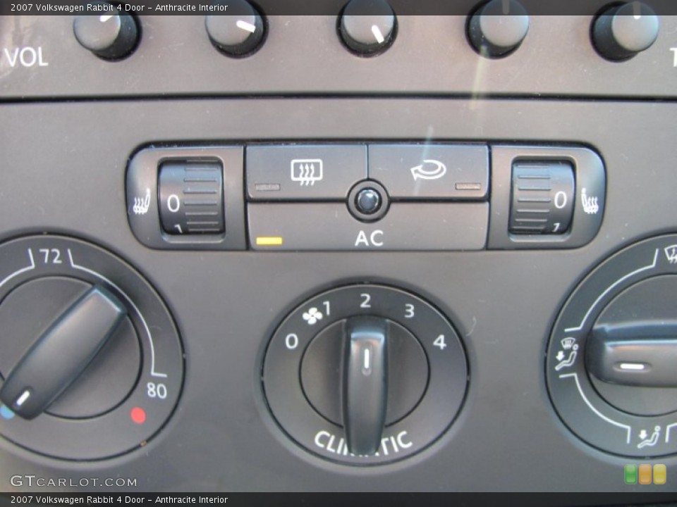 Anthracite Interior Controls for the 2007 Volkswagen Rabbit 4 Door #55797911