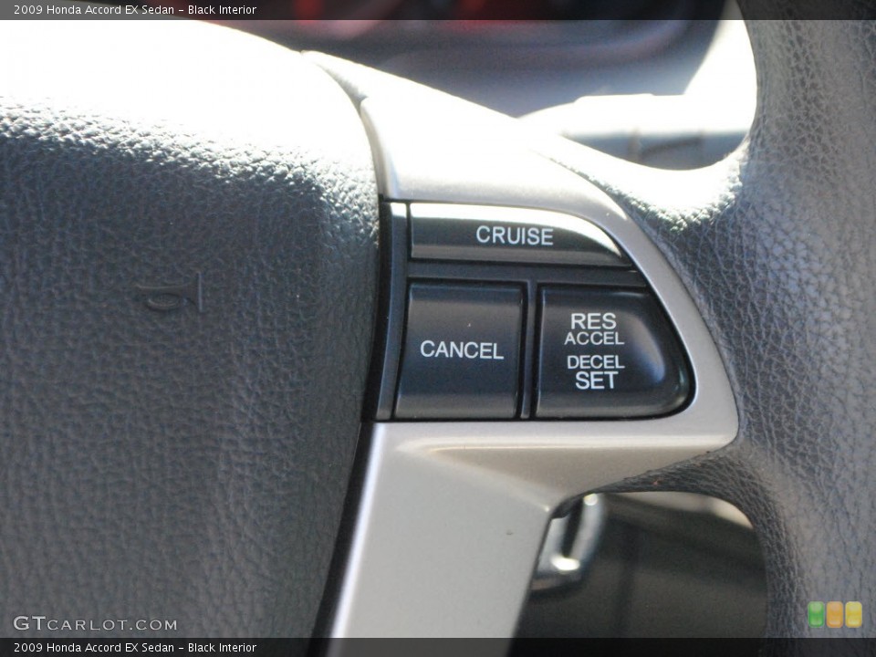 Black Interior Controls for the 2009 Honda Accord EX Sedan #55798265
