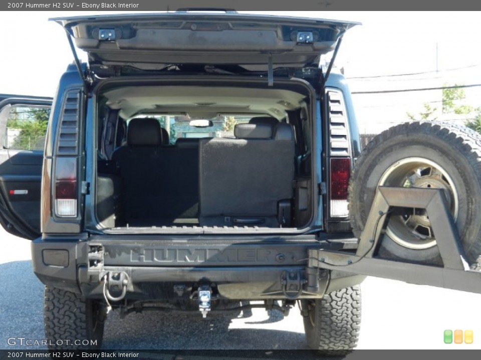 Ebony Black Interior Trunk for the 2007 Hummer H2 SUV #55798847