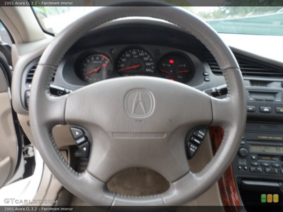 Parchment Interior Steering Wheel for the 2001 Acura CL 3.2 #55801517