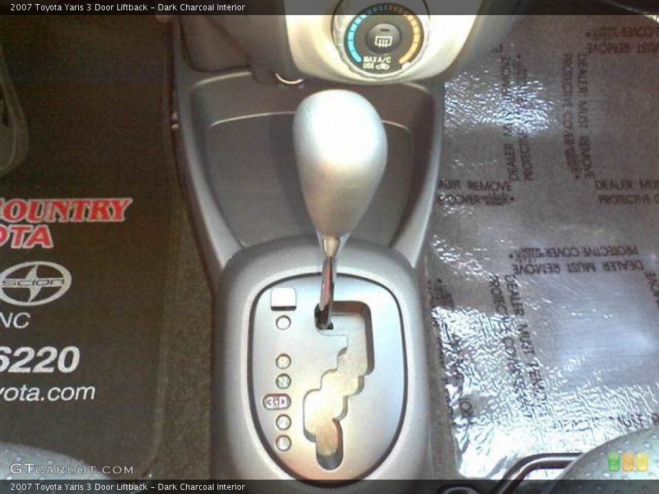 Dark Charcoal Interior Transmission for the 2007 Toyota Yaris 3 Door Liftback #55802907