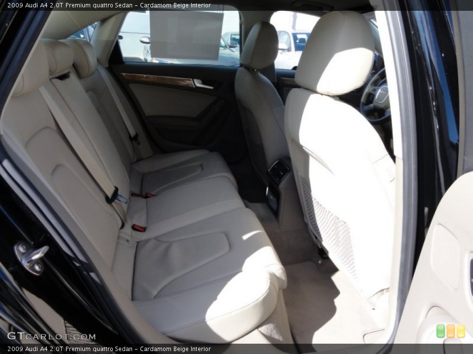 Cardamom Beige Interior Photo for the 2009 Audi A4 2.0T Premium quattro Sedan #55804148