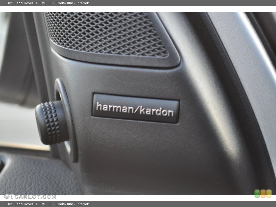 Ebony Black Interior Audio System for the 2005 Land Rover LR3 V8 SE #55805292