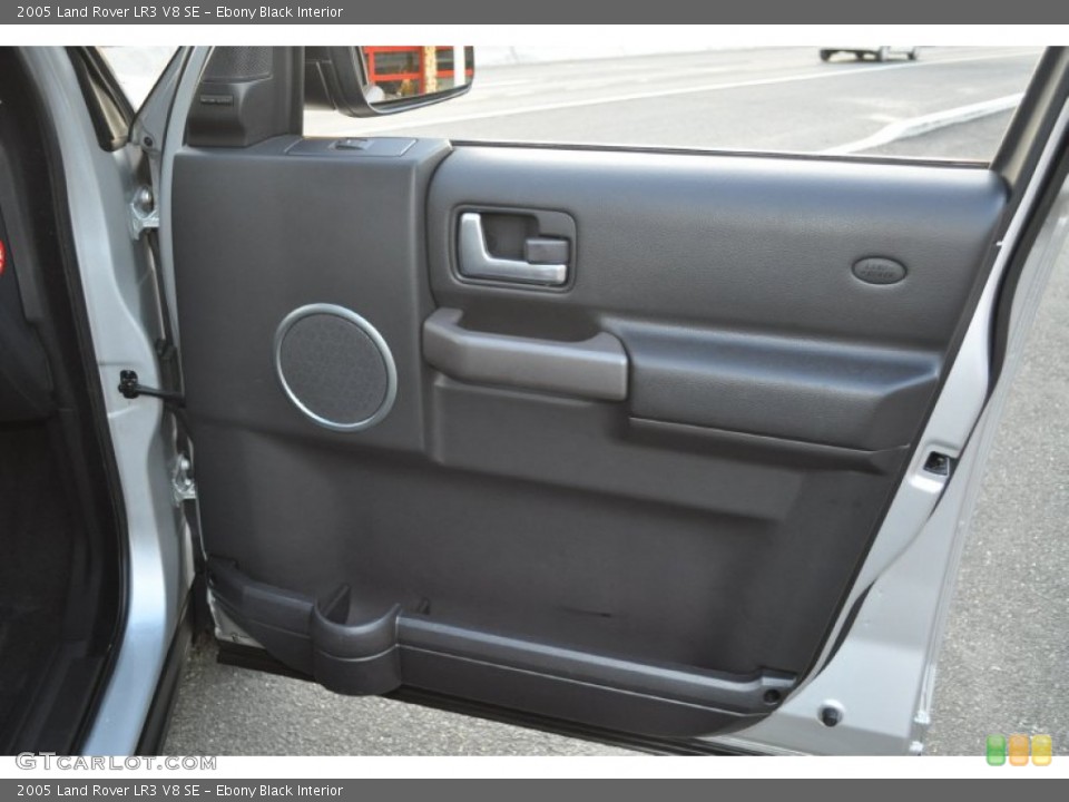 Ebony Black Interior Door Panel for the 2005 Land Rover LR3 V8 SE #55805321