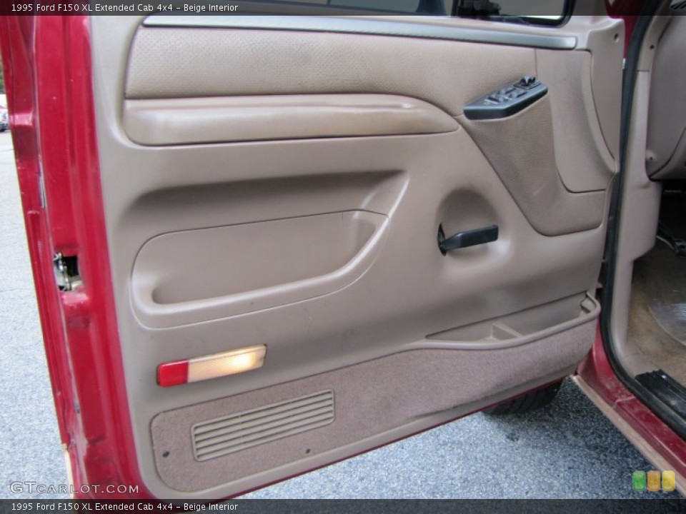 Beige Interior Door Panel for the 1995 Ford F150 XL Extended Cab 4x4 #55806127
