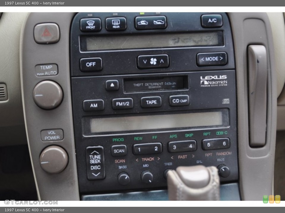 Ivory Interior Audio System for the 1997 Lexus SC 400 #55806449