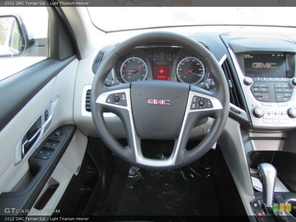 Light Titanium Interior Steering Wheel for the 2012 GMC Terrain SLE #55806878