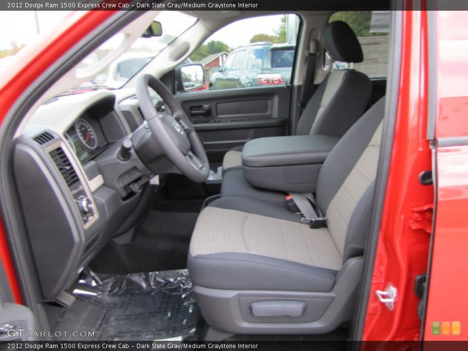 Dark Slate Gray/Medium Graystone Interior Photo for the 2012 Dodge Ram 1500 Express Crew Cab #55807589