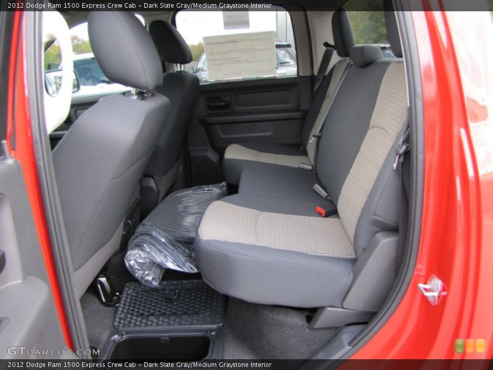 Dark Slate Gray/Medium Graystone Interior Photo for the 2012 Dodge Ram 1500 Express Crew Cab #55807600