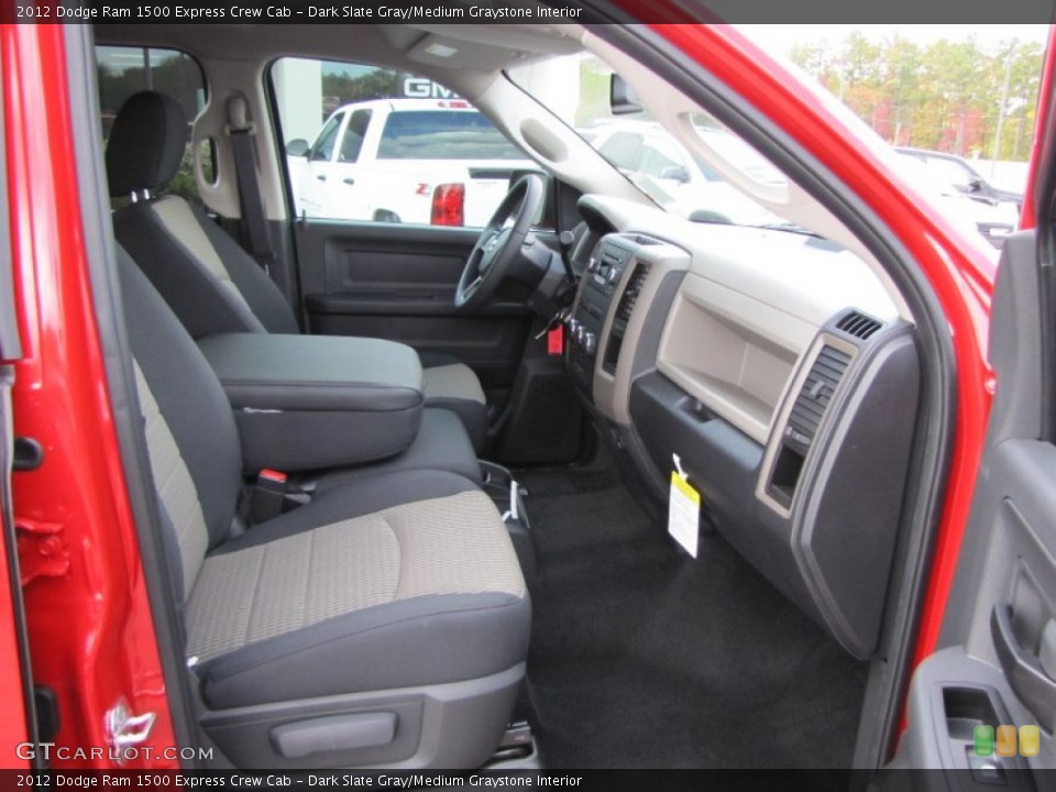 Dark Slate Gray/Medium Graystone Interior Photo for the 2012 Dodge Ram 1500 Express Crew Cab #55807610