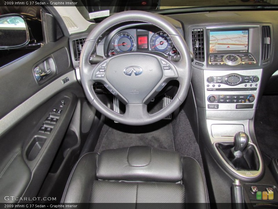 Graphite Interior Dashboard for the 2009 Infiniti G 37 Sedan #55808357