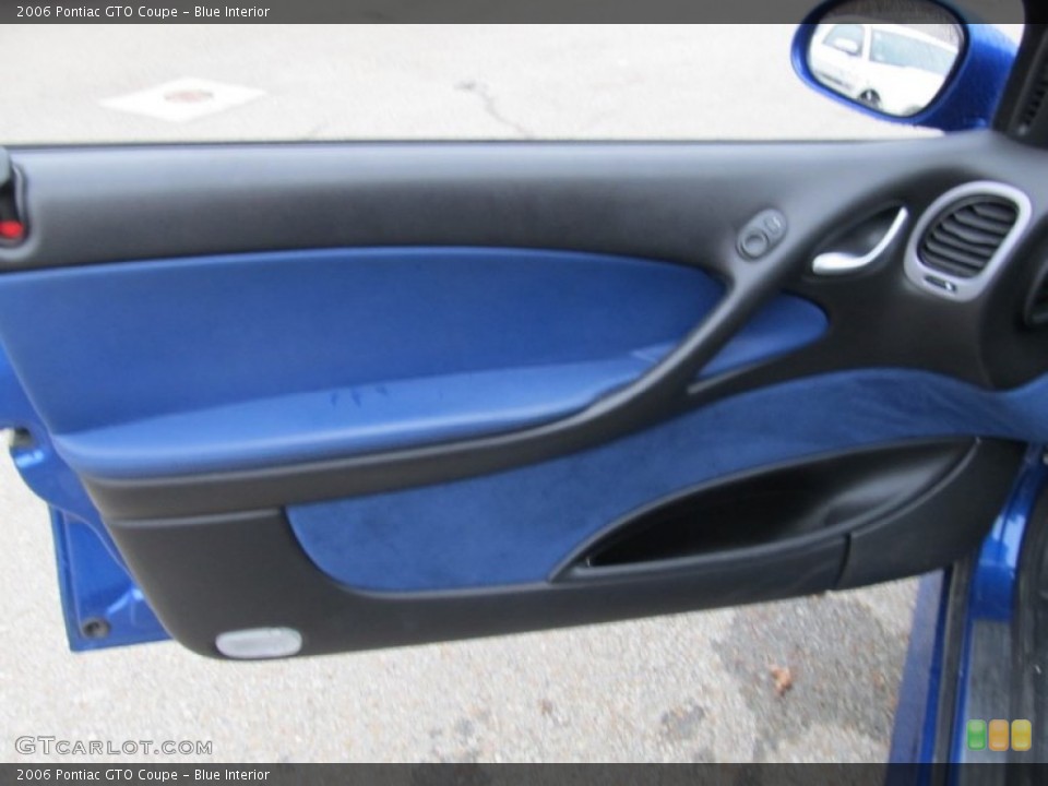 Blue Interior Door Panel for the 2006 Pontiac GTO Coupe #55809362