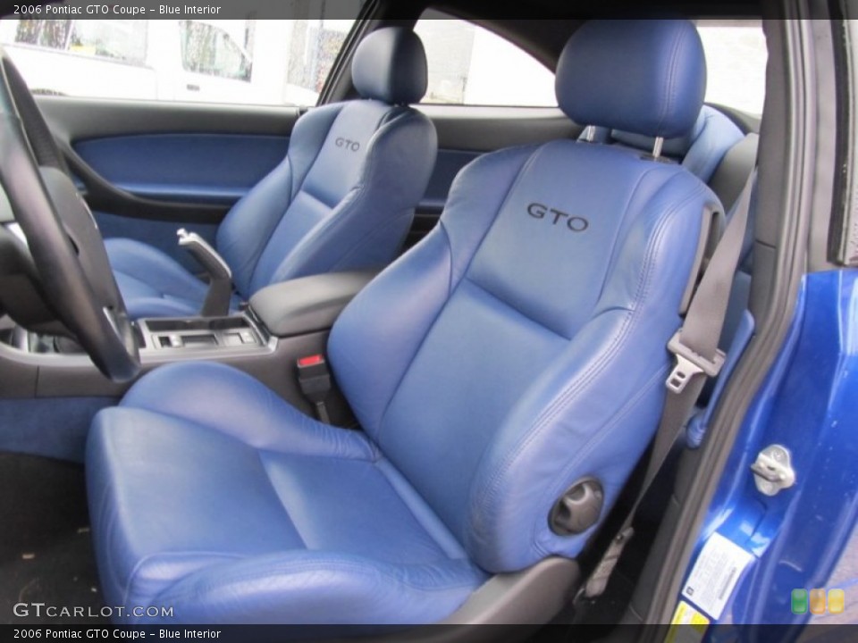 Blue Interior Photo for the 2006 Pontiac GTO Coupe #55809370