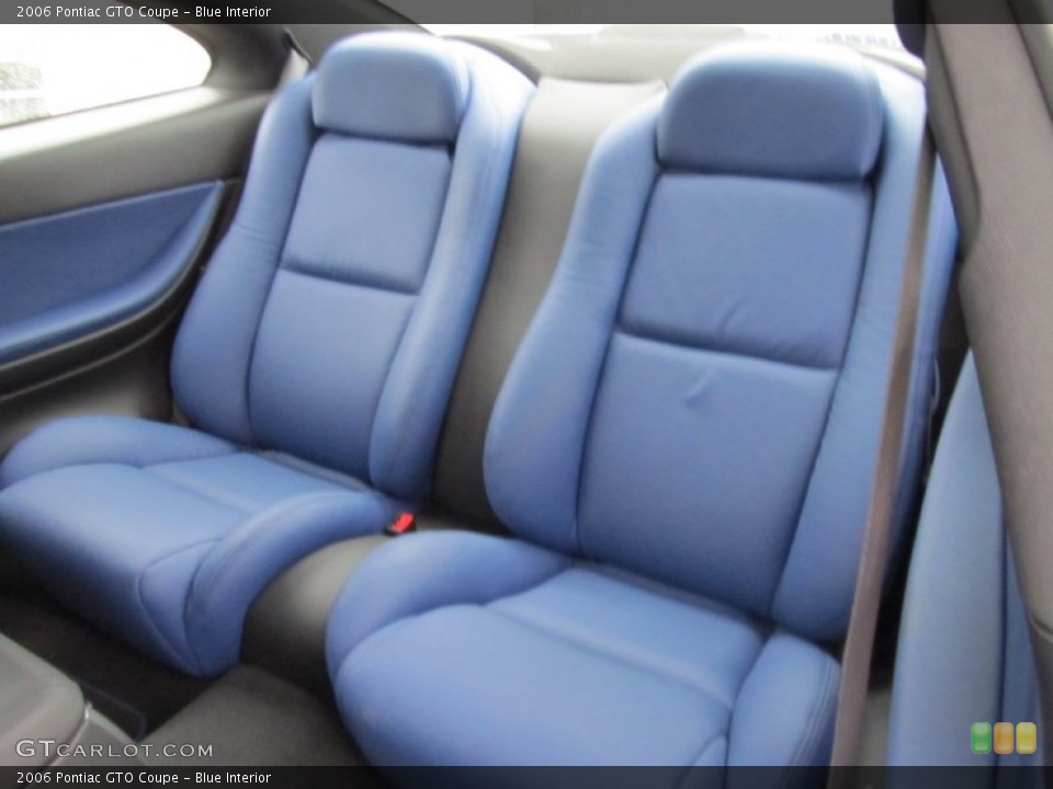 Blue 2006 Pontiac GTO Interiors