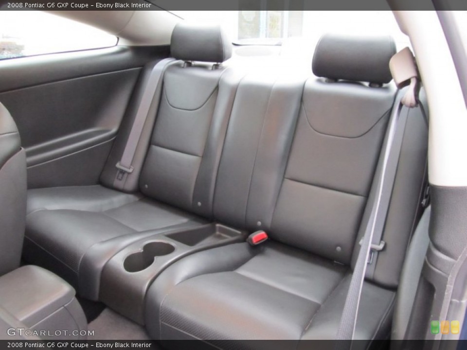 Ebony Black Interior Photo for the 2008 Pontiac G6 GXP Coupe #55809503