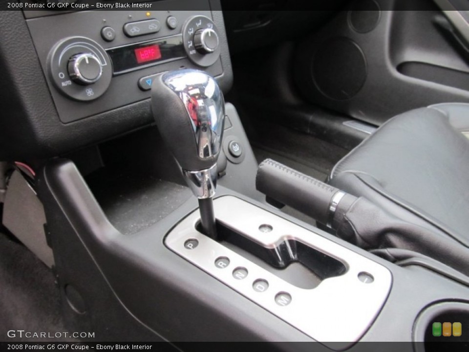 Ebony Black Interior Transmission for the 2008 Pontiac G6 GXP Coupe #55809530