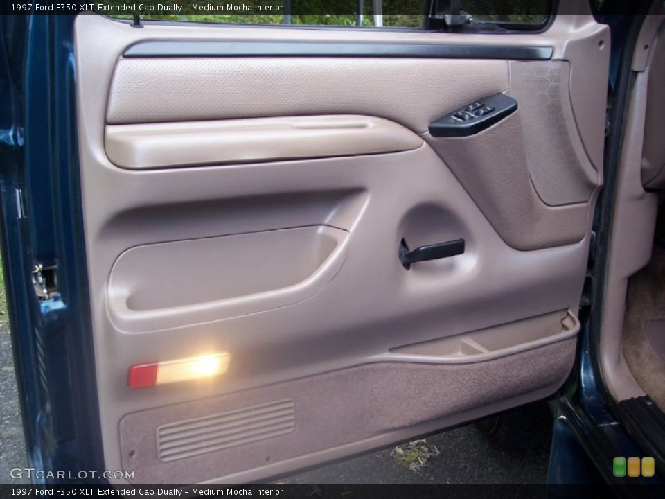 Medium Mocha Interior Door Panel for the 1997 Ford F350 XLT Extended Cab Dually #55810985