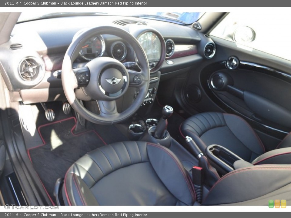 Black Lounge Leather/Damson Red Piping Interior Photo for the 2011 Mini Cooper S Clubman #55811855