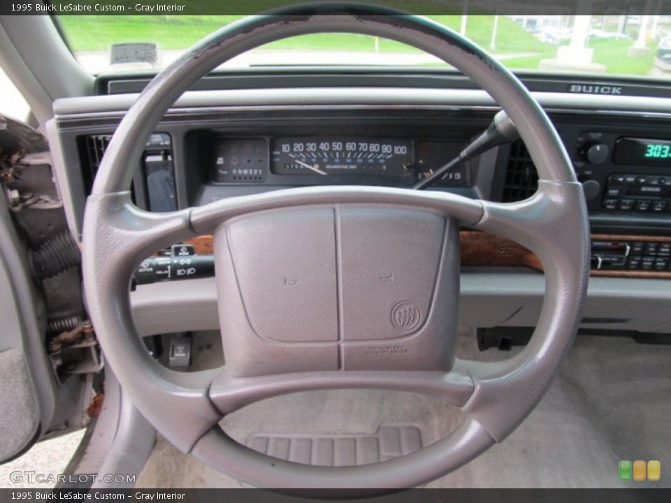 Gray Interior Steering Wheel for the 1995 Buick LeSabre Custom #55811969