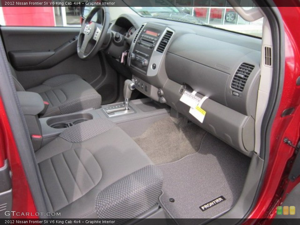 Graphite Interior Photo for the 2012 Nissan Frontier SV V6 King Cab 4x4 #55812324