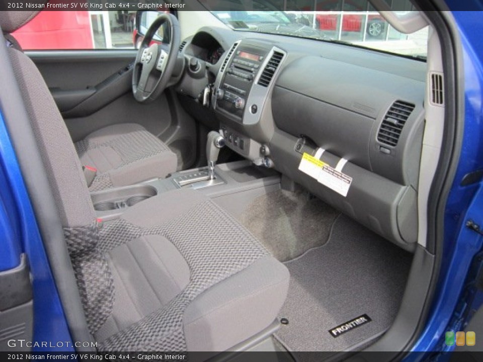 Graphite Interior Photo for the 2012 Nissan Frontier SV V6 King Cab 4x4 #55812557