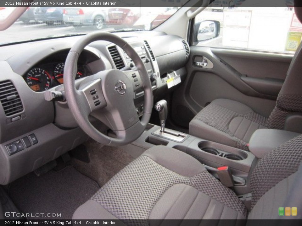 Graphite Interior Photo for the 2012 Nissan Frontier SV V6 King Cab 4x4 #55812611