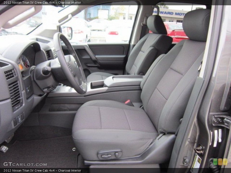 Charcoal Interior Photo for the 2012 Nissan Titan SV Crew Cab 4x4 #55813334