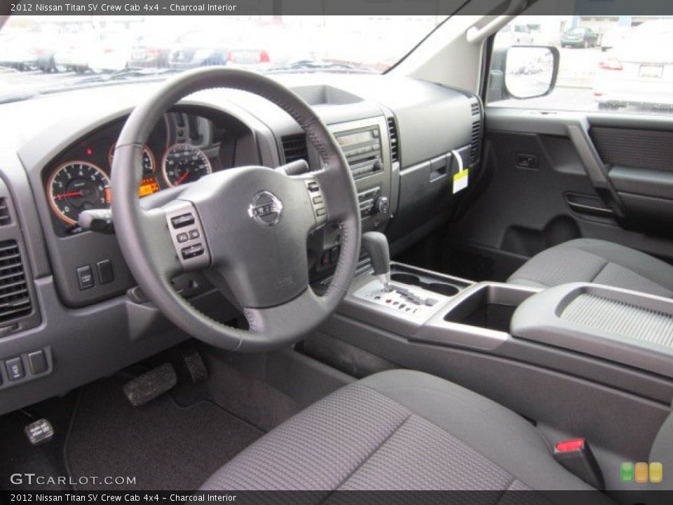 Charcoal Interior Photo for the 2012 Nissan Titan SV Crew Cab 4x4 #55813343