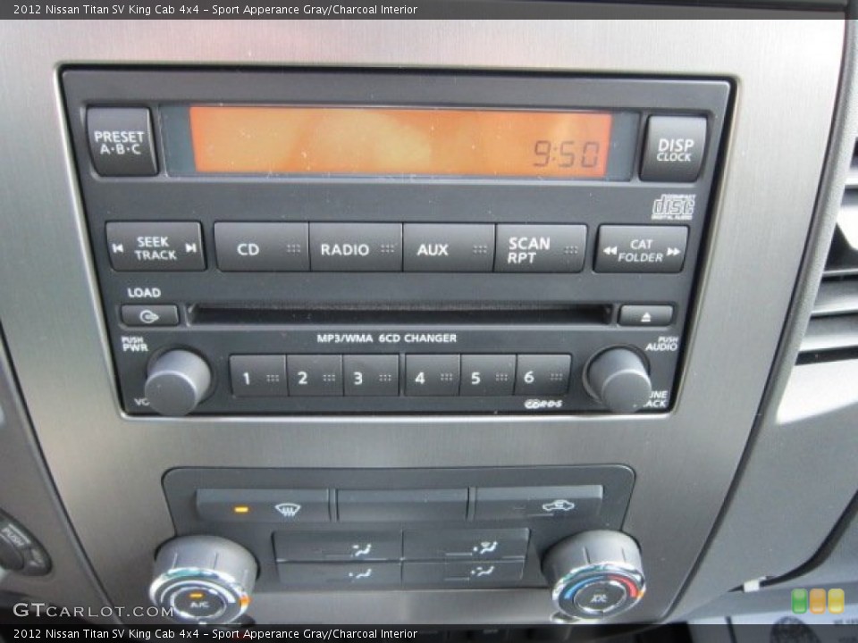 Sport Apperance Gray/Charcoal Interior Audio System for the 2012 Nissan Titan SV King Cab 4x4 #55813724