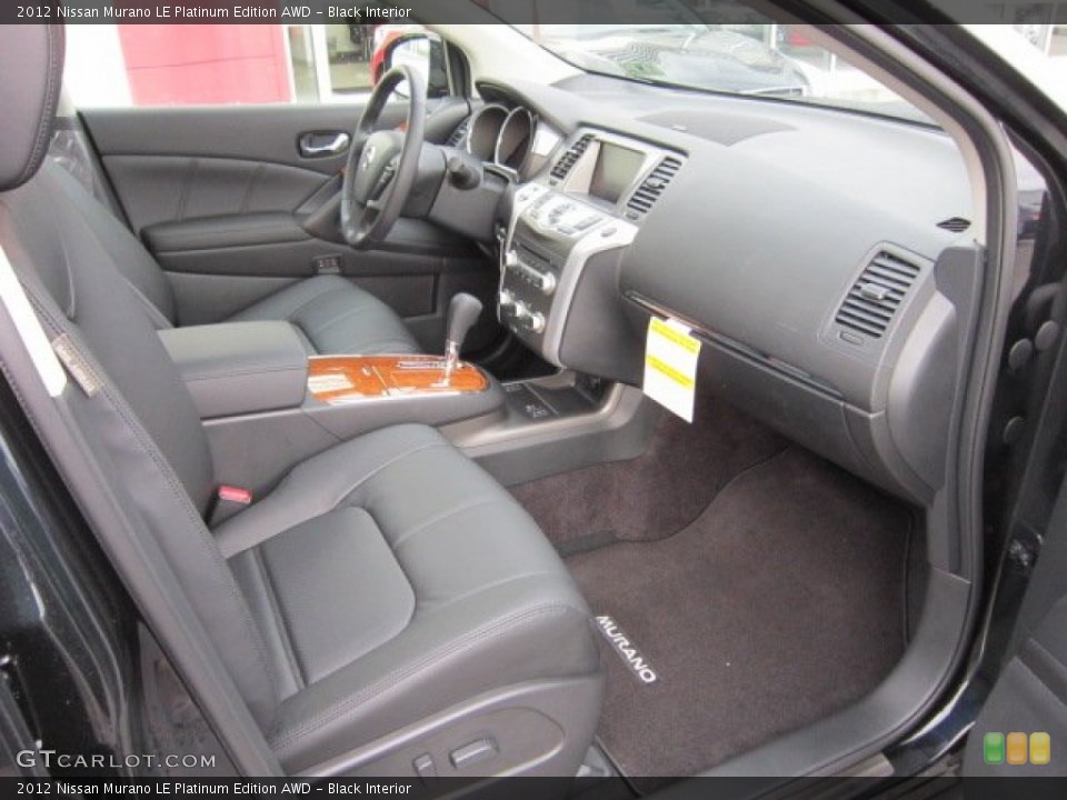 Black Interior Photo for the 2012 Nissan Murano LE Platinum Edition AWD #55815641