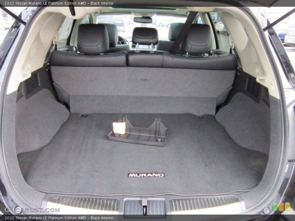 Black Interior Trunk for the 2012 Nissan Murano LE Platinum Edition AWD #55815668