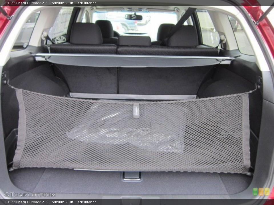 Off Black Interior Trunk for the 2012 Subaru Outback 2.5i Premium #55817168