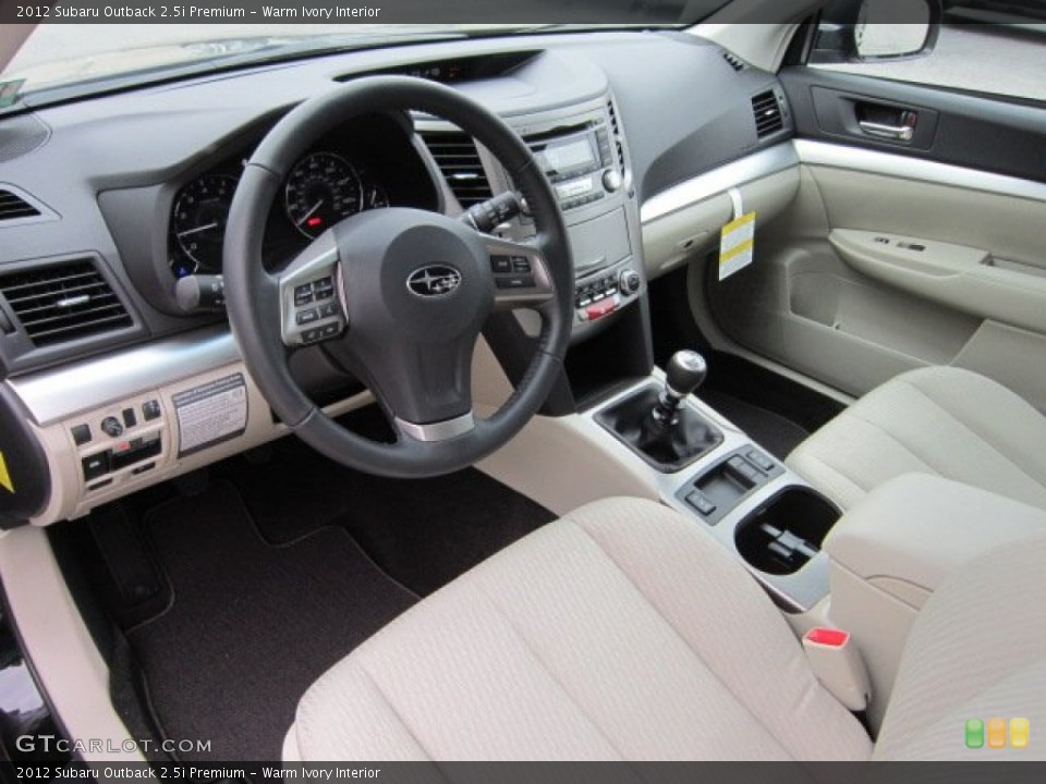 Warm Ivory Interior Photo for the 2012 Subaru Outback 2.5i Premium #55817561