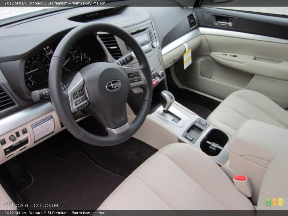 Warm Ivory Interior Photo for the 2012 Subaru Outback 2.5i Premium #55817762