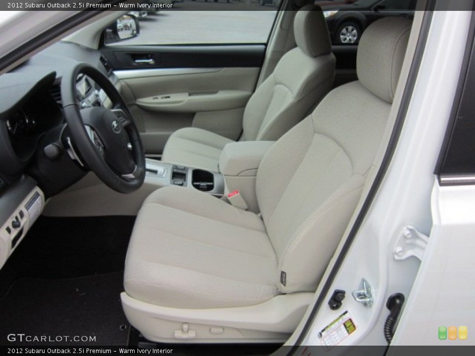 Warm Ivory Interior Photo for the 2012 Subaru Outback 2.5i Premium #55817943