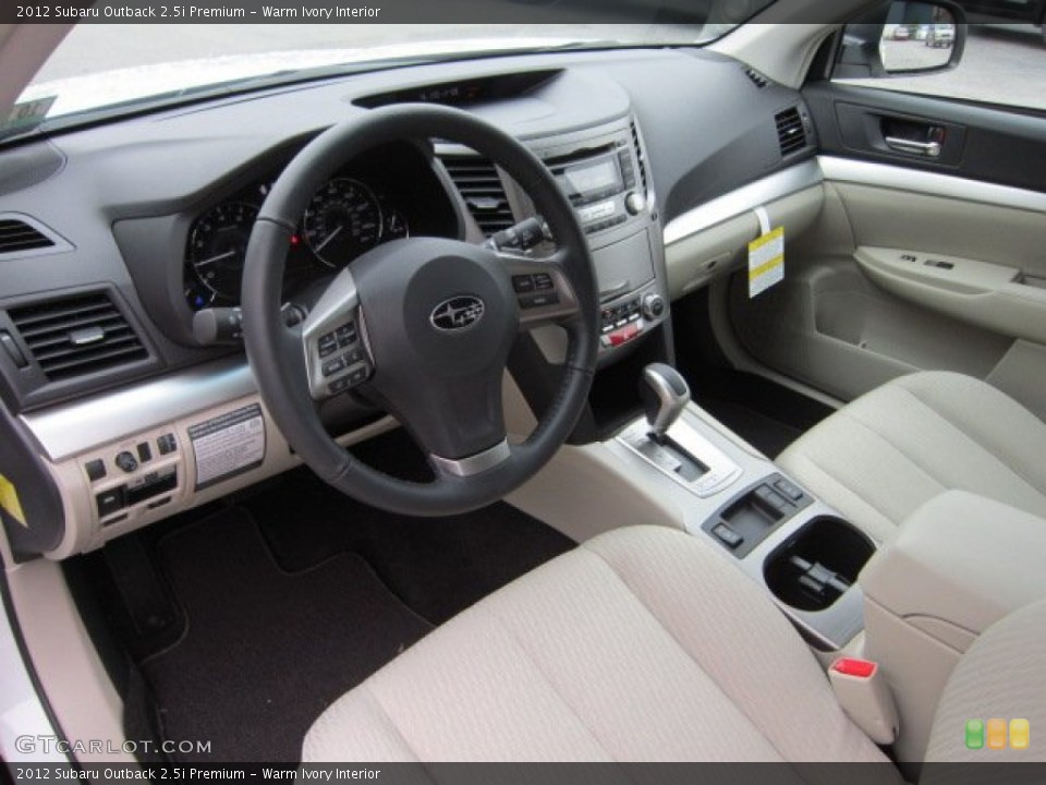 Warm Ivory Interior Photo for the 2012 Subaru Outback 2.5i Premium #55817953