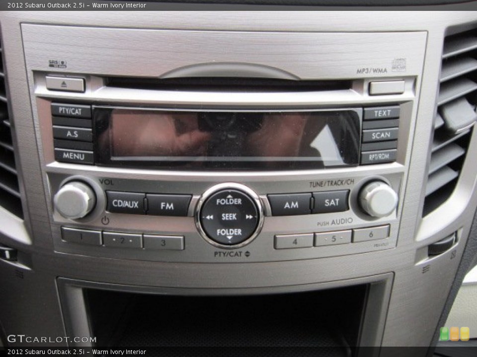 Warm Ivory Interior Audio System for the 2012 Subaru Outback 2.5i #55818158