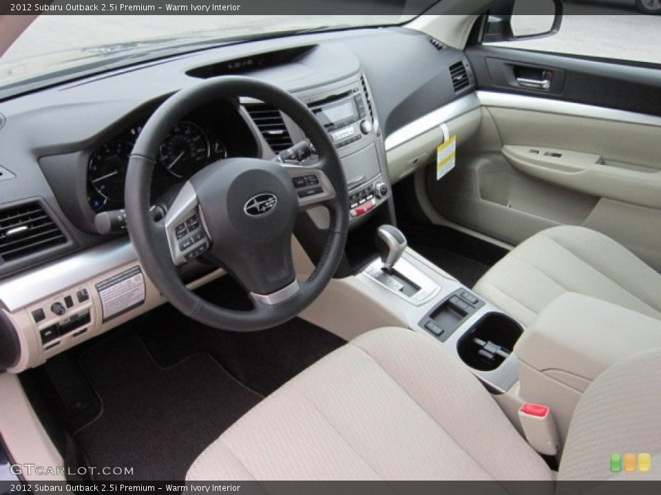 Warm Ivory Interior Photo for the 2012 Subaru Outback 2.5i Premium #55818299