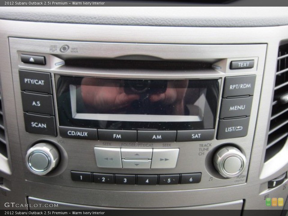 Warm Ivory Interior Audio System for the 2012 Subaru Outback 2.5i Premium #55818332