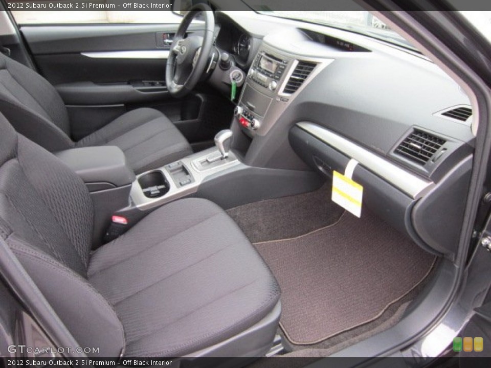 Off Black Interior Photo for the 2012 Subaru Outback 2.5i Premium #55818420