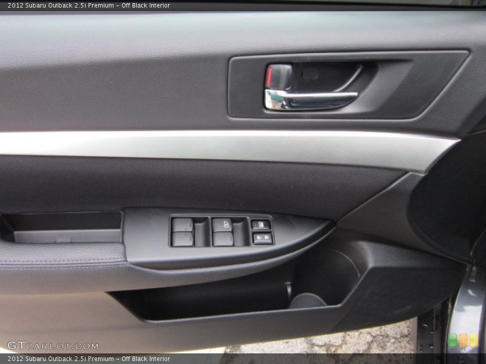 Off Black Interior Door Panel for the 2012 Subaru Outback 2.5i Premium #55818479