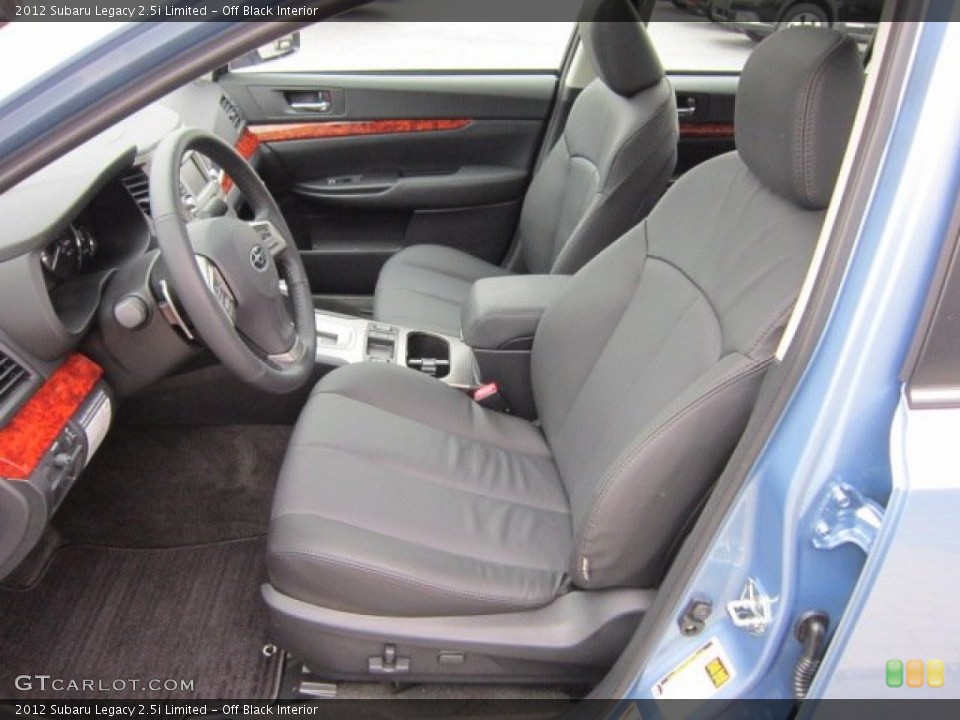 Off Black Interior Photo for the 2012 Subaru Legacy 2.5i Limited #55818638