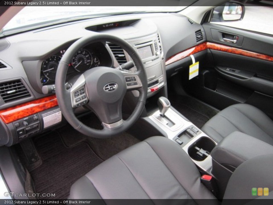 Off Black Interior Prime Interior for the 2012 Subaru Legacy 2.5i Limited #55818647
