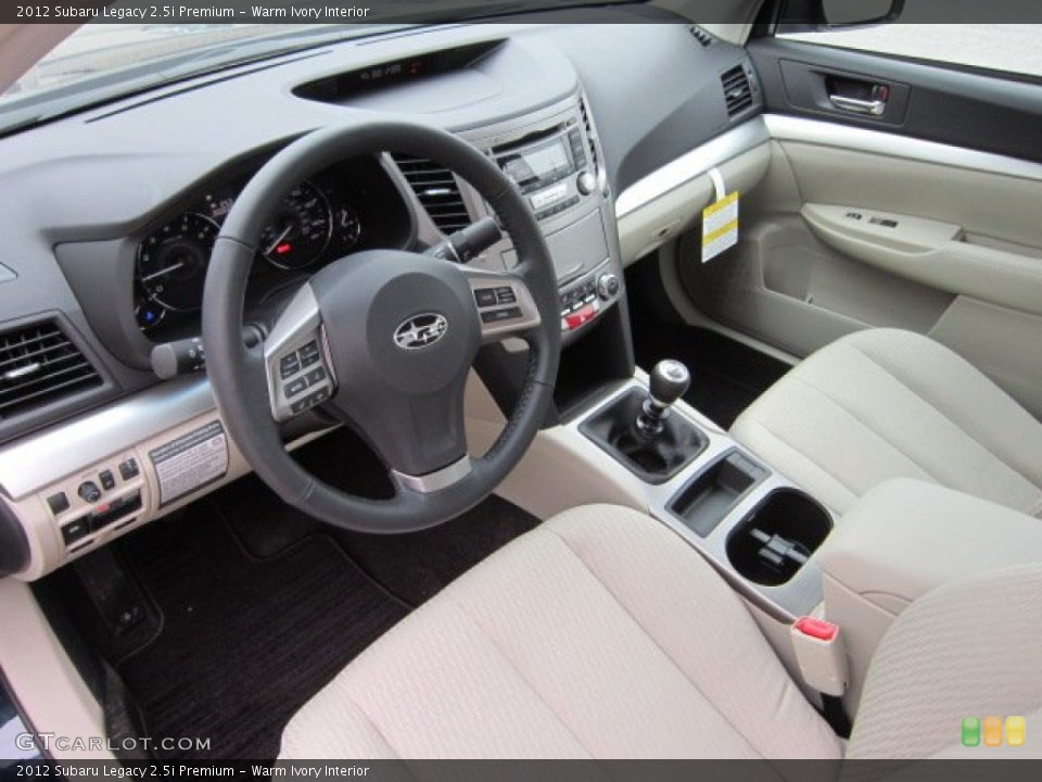 Warm Ivory Interior Photo for the 2012 Subaru Legacy 2.5i Premium #55818836
