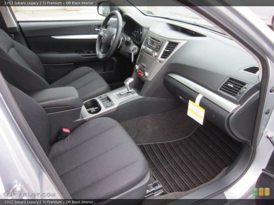 Off Black Interior Photo for the 2012 Subaru Legacy 2.5i Premium #55818996