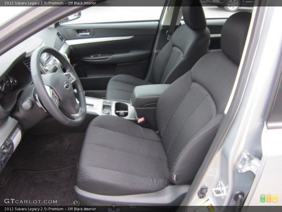 Off Black Interior Photo for the 2012 Subaru Legacy 2.5i Premium #55819031