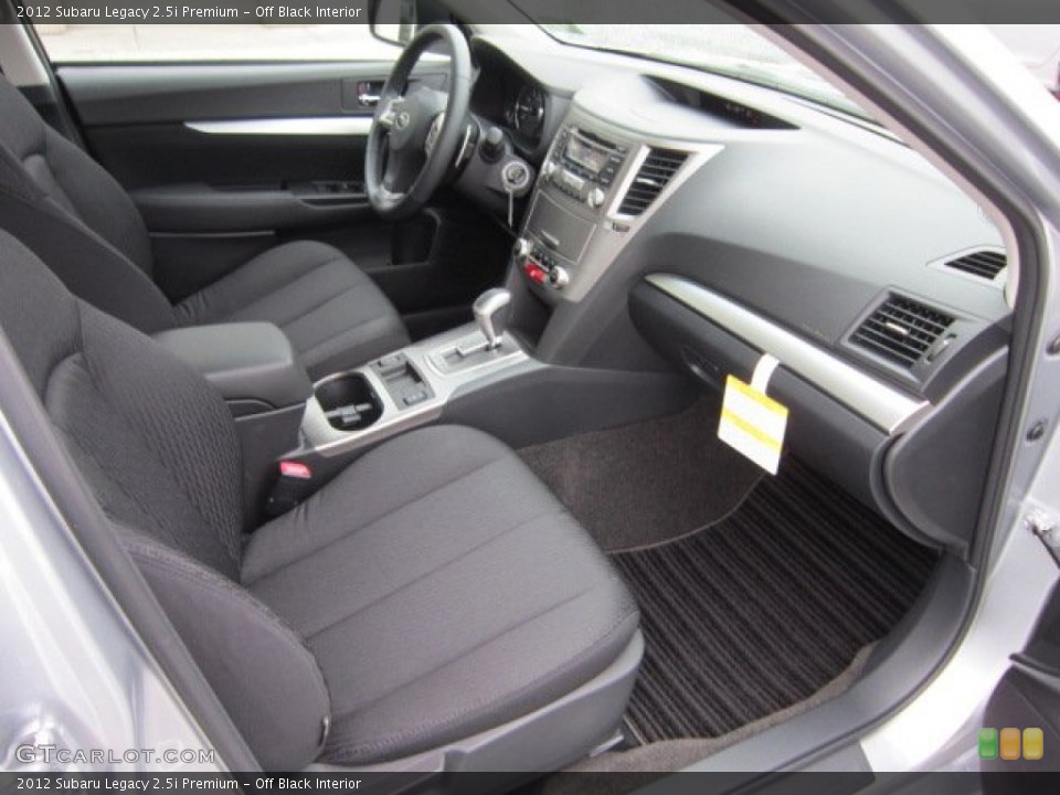 Off Black Interior Photo for the 2012 Subaru Legacy 2.5i Premium #55819169