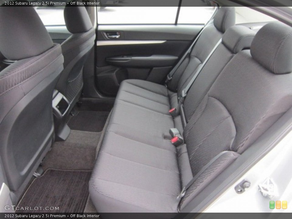 Off Black Interior Photo for the 2012 Subaru Legacy 2.5i Premium #55819196